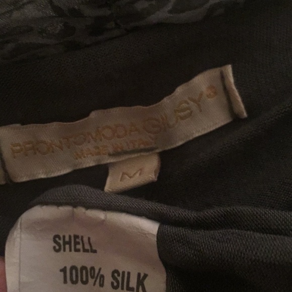 💯 Silk Made in Italy 🇮🇹 Animal Print Camisole - Picture 3 of 3